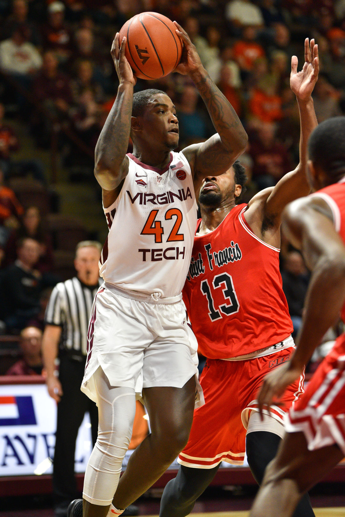 VT Men's Basketball vs Saint Francis - Ty Outlaw